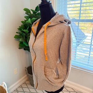 Peace Love World Gray Hoodie